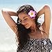 Mudder 24 Pieces Hawaiian Plumeria Flower Hair Foam Hawaii Hair Clips (2.75 Inch)