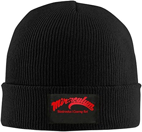 Unisex Stretchy Warm Winter Knitting Hats Watch Cap Cuff Beanie Hat Miraculous Ladybug Skull Beanie Hat/Cap