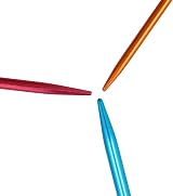 KnitPro Wool Set of 3 Aluminium Knitting Needles Multi-Colour 2.25 2.75 3.25mm view 6