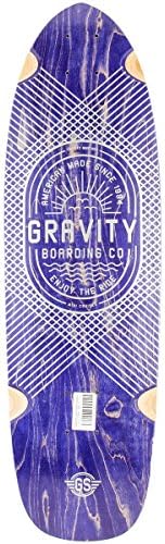 Gravity 29" Mini Cruiser Longboard Deck - Blue