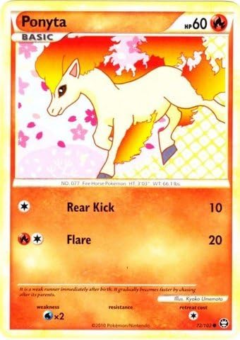 Pokemon - Ponyta (72/102) - HS Triumphant
