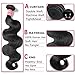Mscove Hair Brazilian Hair 3 Bundles Body Wave Grade 6A Unprocessed Virgin Human Hair Weave Extensions Total 300g Natural Color (18inch 20inch 22inch)