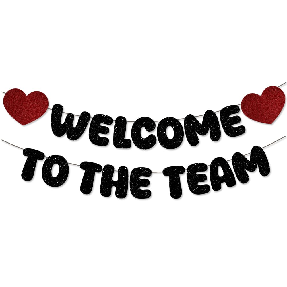 Welcome to The Team Banner Office Welcome Party Decorations for New Employee, Coworker, Colleague, Staff, Team Member Office Decorations