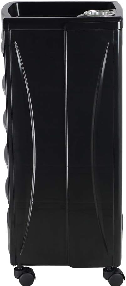 Salon Storage Cart Salon SPA Beauty Hairdressing Rolling Trolley Cart with 5 Drawers: Office Products
