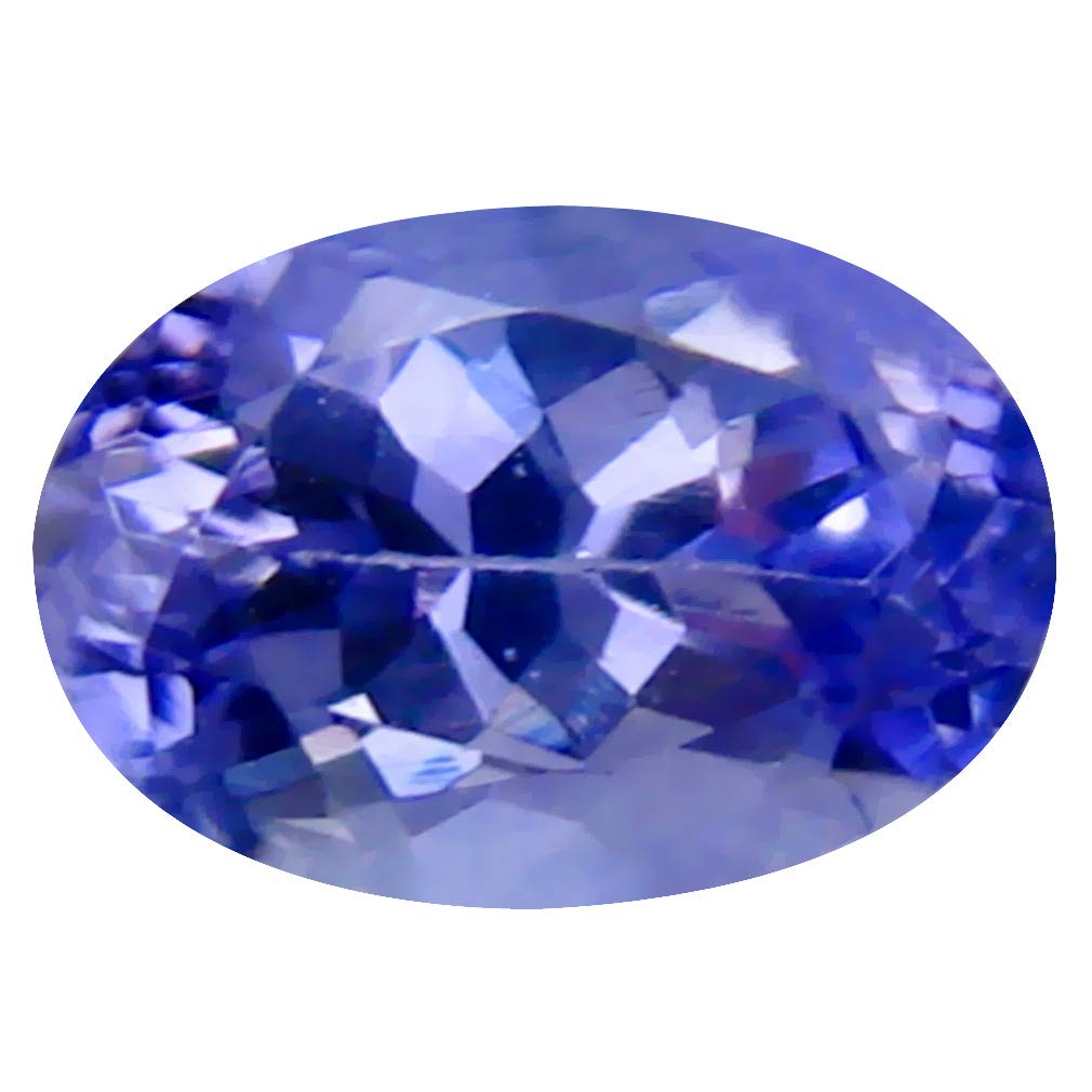 0.95 ct Oval Cut (7 x 5 mm) Genuine Bluish Violet Tanzanite Natural Loose Gemstone