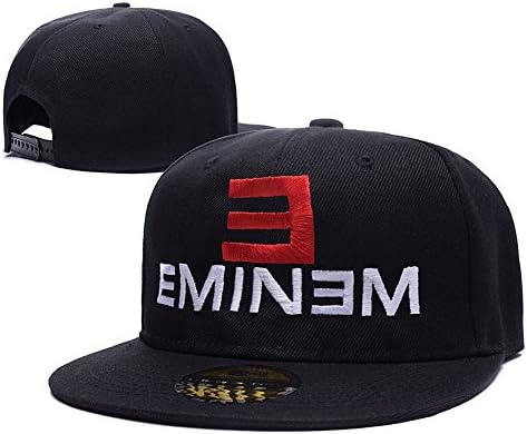 E Eminem Logo Adjustable Snapback Caps Embroidery Hats