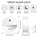 FRiEQ LED Plug in Night Light with Dusk to Dawn Sensor, Perfect for Bedroom, Bathroom, Kitchen, Stairs, or Any Dark Room (2 Pack)