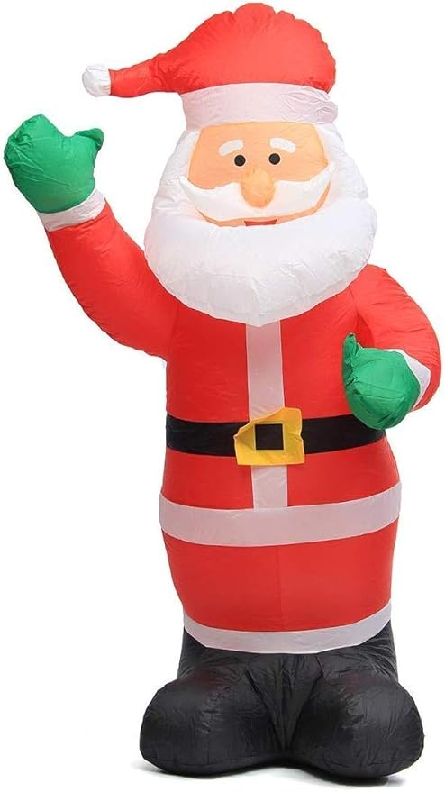 Yichumy 4ft Christmas Inflatable Santa Claus Christmas Blow Up