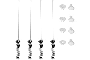LUCLYYASYS 2025 Upgrade W11400156 Washer Suspension Rods Kit*4(OEM) Replace W11187091 PD00065760 AP6976426 Compatible with maytag Kenmore Whirlpool Washer Suspension Rods MVW7232HW0 WTW7120HW0 WTW8127LC0