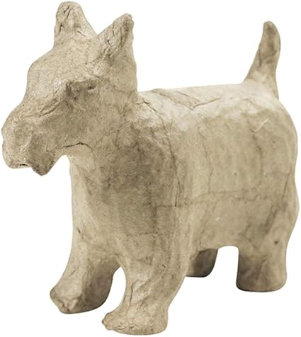 Decopatch Ap585o Un Support En Papier Brun Pulpe 10 5x4 5x9 Cm Chien Amazon Fr Cuisine Maison