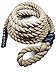 GSM Brands Sisal Gym Climbing Rope for Fitness and Strength Training (25 Feet Long x 1.5 Inches Diameter)