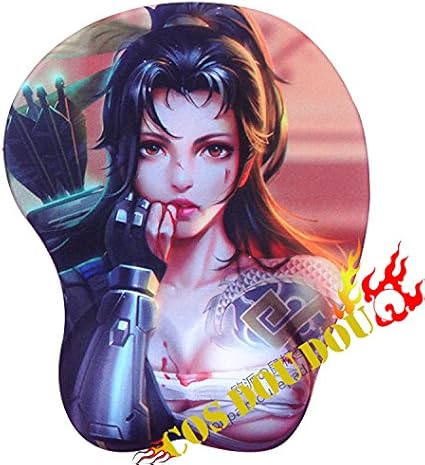 Amazon オーバーウォッチ Overwatch マーシー おっぱい 半藏 性转 3d立体 おしゃれ 萌え マウスバッド Cosdoudou キーボード マウス 入力機器 通販