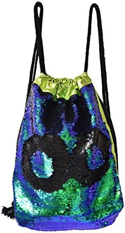 Mermaid Sequins Backpack Drawstring Bag Sack Bag Men Sports Bag Yoga Bag for Women and Girl