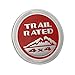 VXAR Emblem Badge Jeep Trail Rated 4x4 Trunk Tailgate Fender LOGO for Jeep Wrangler 2007-2018(Red)