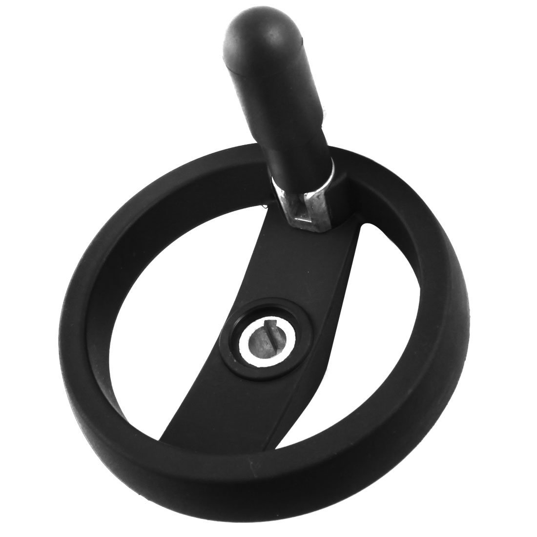 Sourcingmap 12mmx125mm 2 Spoke Handwheel Hand Wheel w Handle for Milling Machine