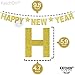 KatchOn Glitter New Year Banner - 10 Feet, Pre-Strung | NYE 2025 Decoration