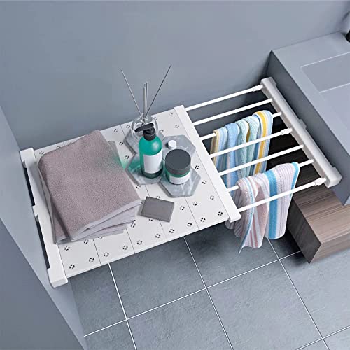 HDAIUCOV Tension Shelf, Expandable Shelf, Adjustable Shelves for Closet/Camper 29.53"51.18"（14.