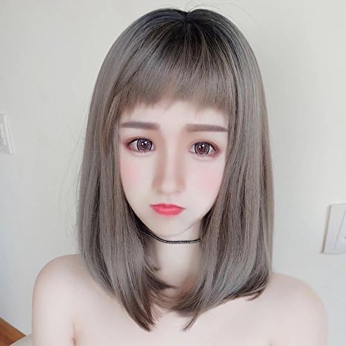 2018 Long Straight Hair Wig In Women Girls Female Dogs And Bangs