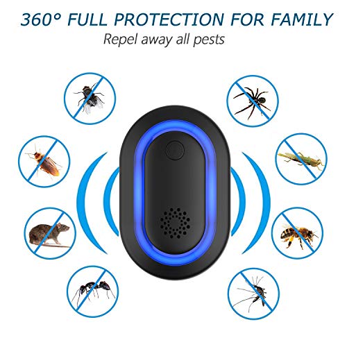 Eradream Ultrasonic Pest Repeller, Pest Repeller Plug in for Pest Reject, 2019 Newest Electronic Rodent Repellent Indoor Use for Bug Spider Ant Mice Roach Other Insects(2 Pack) - Thumbnail 3