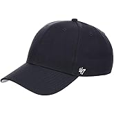 '47 Blank Classic MVP Cap, Adjustable Plain Structured Hat for Men and Women – Navy