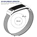 Wristband for Fitbit Alta HR 2017 Alta 2016 with Screen Protectors, AFUNTA 3 Pack Anti-scratch TPU Protective Films, with 1 Magnetic Stainless Steel Wristband Bracelet 6