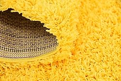 Unique Loom Solid Shag Collection Area Rug
