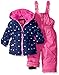 Pink Platinum Girls' Infant Foil Star Printed Snowsuit