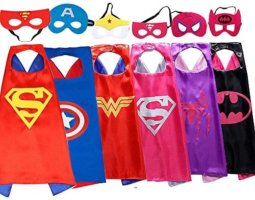 Easony Cool Cartoon Super Hero Capes for Kids - Best Gifts