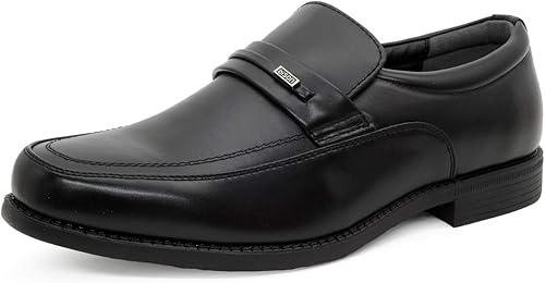 Amazon アシスタント ビジネスシューズ 幅広 5e メンズ カンガルー革 スリッポン ビジネスシューズ