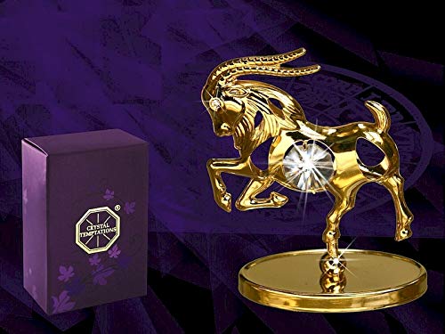 CRYSTAL TEMPTATIONS -Capricorn figurine embellished with crystals from Swarovski