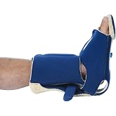 Comfy Splints Boot Orthopedic Foot Positioning Boot, Adult &ndash; Dark Blue, Fleece Lined for Pressure Relief and Foot Drop Support -CBOOT