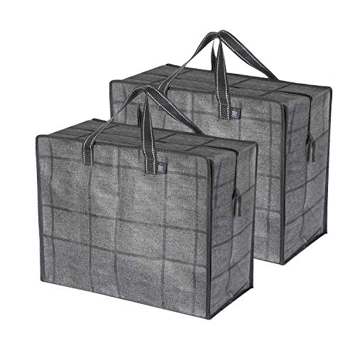VENO 2 Pack 50L Medium Storage Bag, Organizer Bag, Moving bag, Storage