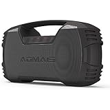 AOMAIS GO Bluetooth Speakers,Waterproof Portable Indoor/Outdoor 30W Wireless Stereo Pairing Booming Bass Speaker,30-Hour Playtime with 7200mAh Power Bank,Durable for Pool Party,Beach,Camping(Black)