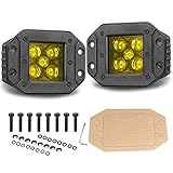 Flush Mount LED Pods, AKD Part Amber LED Bumper
