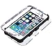 Wydan Compatible Case for iPhone 5 SE 5S - TUFF Hybrid Hard Shockproof Case Protective Heavy Duty Impact Skin Cover - Paisley for Apple