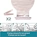 CELECARE Colostomy Bags 10 PCS, One-Piece Pouching Ostomy Bags, Ostomy Supplies for Ileostomy, Colostomy, Urostomy Stoma Care with Odor Barrier, Drainable Ostomy Pouch with Cut to Fit Closure