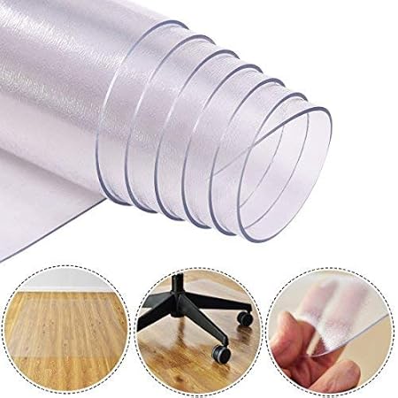 COSTWAY Bodenschutzmatte Bodenschutz Büro Stuhl Unterlage Boden Schutz Matte PVC 2 Größen zur Wahl (120x150cm)