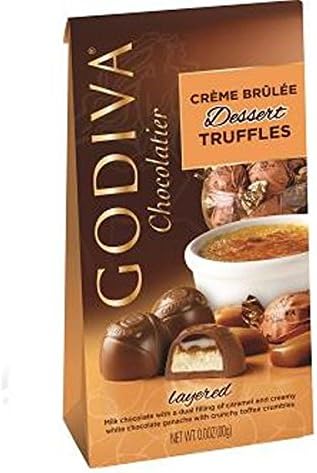 Product Of Godiva , Milk Caramel Brulee Dessert Bag , Count 1 - Chocolate Candy / Grab Varieties & Flavors