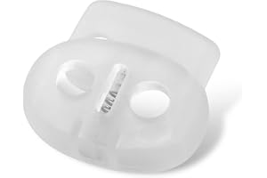 AXEN Plastic Cord Locks, Fastener Toggles for Shoelaces, Drawstrings, Paracord, Bags, Clothing, and More
