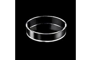 Dannisly Aquarium Shrimp Feeder Dish Round Clear Fish Tank Feeding Dish Bowls (65mm)