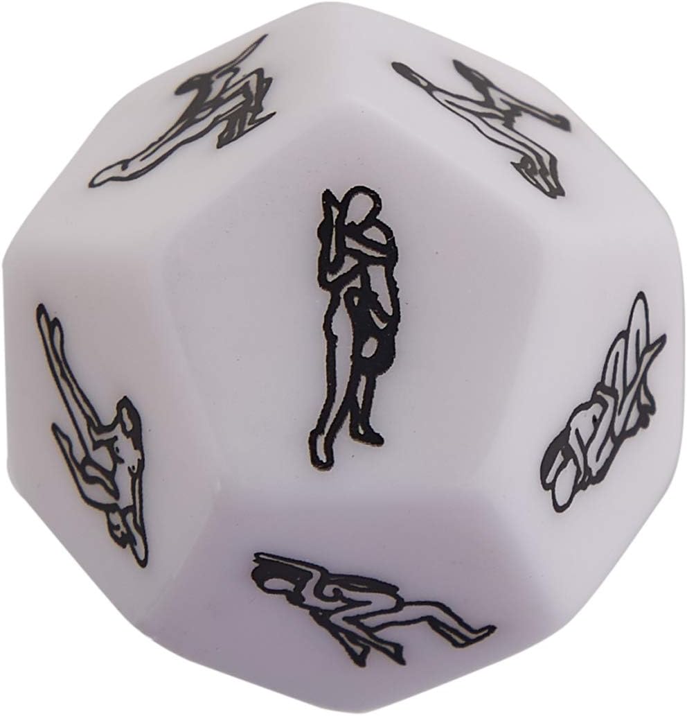 Orion Dice Sex-Positions, White/Black, 12 g (Pack of 1) - Image 4