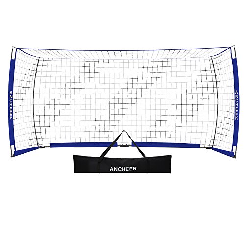 ANCHEER Portable Soccer Goal Net for Teens/Adults Quick SetUp Soccer