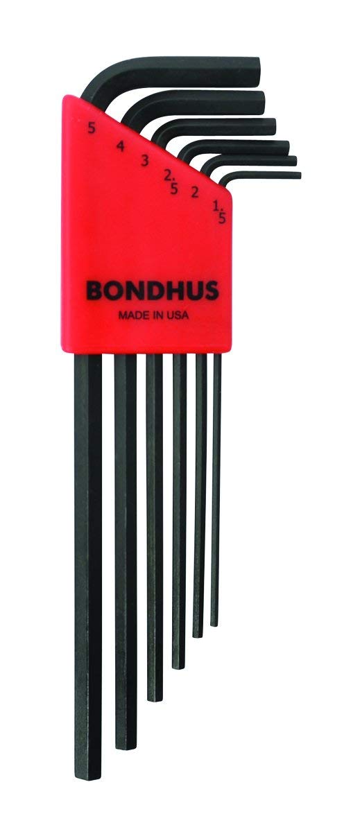 Bondhus 12146 HLX6MML L-Wrench Set 1.5mm-5mm, WS: 1.5, 2, 2.5, 3, 4 und 5mm