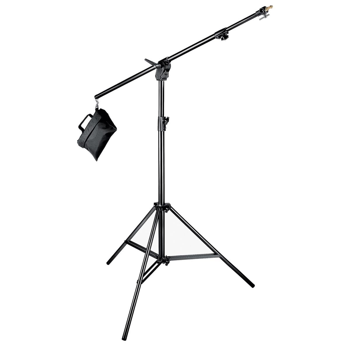 Manfrotto Aluminium Combi-Boom Stand with Sandbag - Black