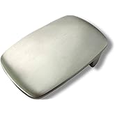 ALVYNG Plate Buckle Solid Alloy Vintage Style Belt Buckle 1 1/2" 38mm For Leather Belt With Gift Box