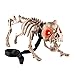 Collections Etc Barking Skeleton Dog Halloween Decoration