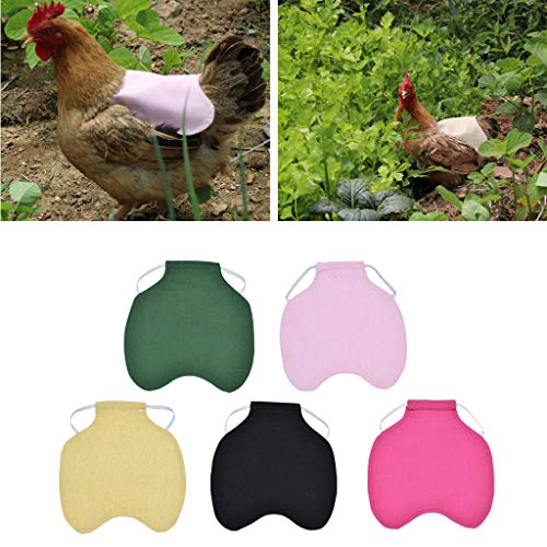 MSEKKO Hühnersättel Single Strap Hühnerschürze/Sattelweste Hen Duck Wing Protection Standard Hühnerjacken Hen Schürzen… – Bild 3