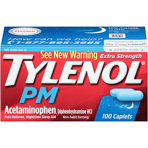 Tylenol PM Extra Strength Caplets, 100 Ct