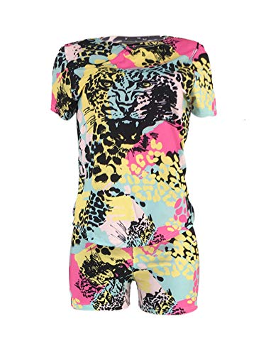image for KIRJAUDU Women Cute Animal Printed Short Sleeve Tee Matching Bodycon S