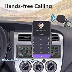 LXKLSZ Car Stereo with Bluetooth Single Din with